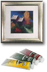 framed pictures, prints and art supplies